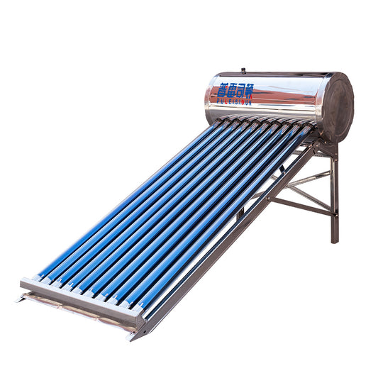 Non-Pressurized Evacuated Tube Solar Water Heater Chauffe Eau Solaire Termas Calentador De Agua Solar Hot Water Systems