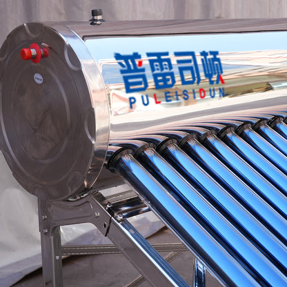 Small Frame Solar Geyser Water Heater Calentador De Agua Para Piscina 200L Non-pressure Vacuum Tube Solar Water Heater