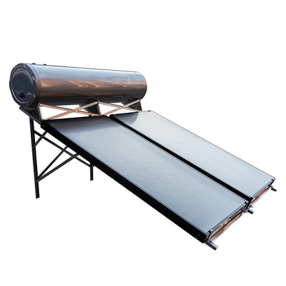 Rooftop Aquecedor Solar Calentadores De Agua Solares Pressurized Flat Plate Solar Panel Water Heater Chauffe-eau Solaire