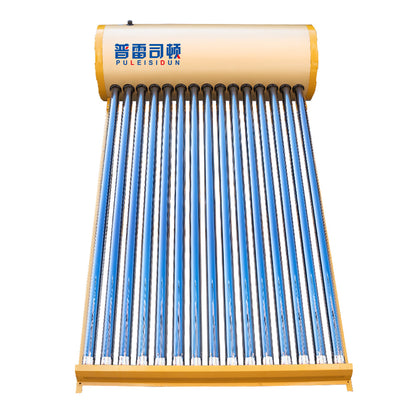 Small Frame Solar Geyser Water Heater Calentador De Agua Para Piscina 200L Non-pressure Vacuum Tube Solar Water Heater