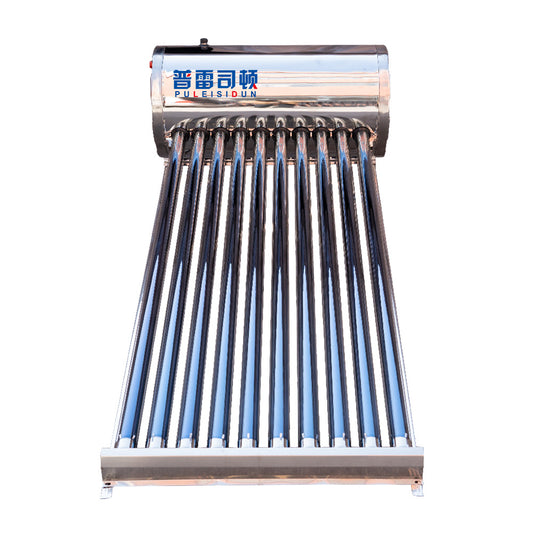 Non-Pressurized Evacuated Tube Solar Water Heater Chauffe Eau Solaire Termas Calentador De Agua Solar Hot Water Systems